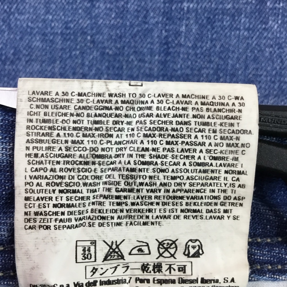 Diesel Industry Zatiny Regular Bootcut Jeans 30”x30” - Picture 14 of 16